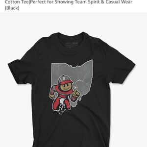 Ohio state university Black Graphic Tee - Men's Short Sleeve